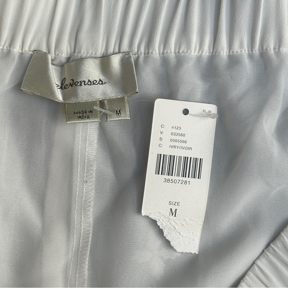 Anthropologie Elevenses White Costa Maya Shorts Size Medium NWT - Picture 6 of 14